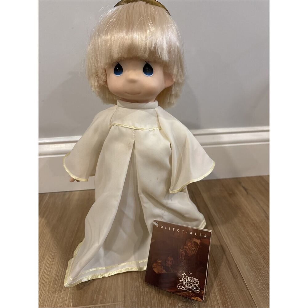 Precious Moments Timmy The Angel Doll 16” With Stand New With Tags